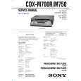 SONY CDXM700R Service Manual cover photo