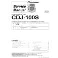 PIONEER CDJ100S Service Manual cover photo