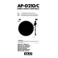 AKAI APD210/C Owner's Manual cover photo