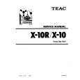 TEAC X10/R Service Manual cover photo