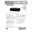 SONY TCW190 Service Manual cover photo