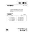 SONY MHC3800 Service Manual cover photo