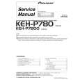 PIONEER KEH-P7800UC Service Manual cover photo