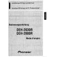 PIONEER DEH-2000R (FR) Owner's Manual cover photo