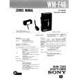 SONY WMF46 Service Manual cover photo