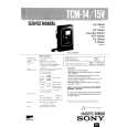 SONY TCM14 Service Manual cover photo