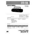 SONY CFD50L Service Manual cover photo