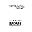 AKAI CR-83D Service Manual cover photo