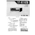 SONY STA7 Service Manual cover photo