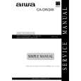 AIWA CADW245 Service Manual cover photo