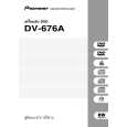 PIONEER DV-676A-S/RTXJN Owner's Manual cover photo