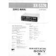 SONY XR532R Service Manual cover photo