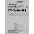 PIONEER CT-W604RS Service Manual cover photo