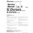 PIONEER S-DV505/XJC/NC Service Manual cover photo
