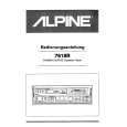 ALPINE 7618R Owner's Manual cover photo