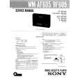 SONY WMBF605 Service Manual cover photo