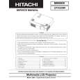HITACHI CPX320W Service Manual cover photo