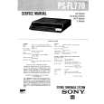 SONY PSFL770 Service Manual cover photo