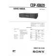 SONY CDPXB820 Service Manual cover photo