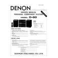 DENON D-60 Service Manual cover photo