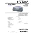 SONY CFDS20CP Service Manual cover photo