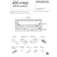 KENWOOD KDCV7022 Service Manual cover photo