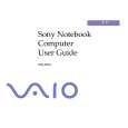 SONY PCG-SR1K VAIO Owner's Manual cover photo