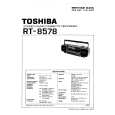 TOSHIBA RT8578 Service Manual cover photo
