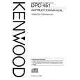 KENWOOD DPC451 Owner's Manual cover photo