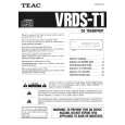 TEAC VRDST1 Owner's Manual cover photo