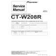 PIONEER CT-W208R/HLXJ Service Manual cover photo