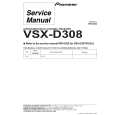 PIONEER VSX-D308/KUXJI Service Manual cover photo