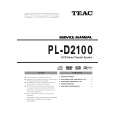 TEAC PL-D2100 Service Manual cover photo
