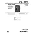 SONY WMEX372 Service Manual cover photo