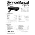 TECHNICS SL-P277A Service Manual cover photo