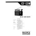 SONY ICF-S5W Service Manual cover photo