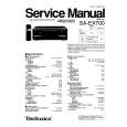 TECHNICS SAEX700 Service Manual cover photo