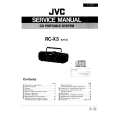 JVC RC-X3 Service Manual cover photo