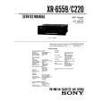 SONY XRC220 Service Manual cover photo