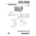 SONY HCDV5500 Service Manual cover photo