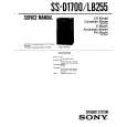 SONY SS-LB255 Service Manual cover photo