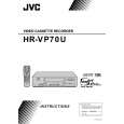 JVC HR-VP70U Owner's Manual cover photo