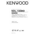 KENWOOD NDL-100MD Owner's Manual cover photo