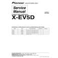 PIONEER X-EV5D/DDXJ/RB Service Manual cover photo