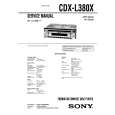 SONY CDXL380X Service Manual cover photo
