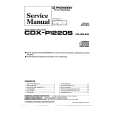 PIONEER CDXP1220S Service Manual cover photo