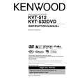 KENWOOD KVT-512 Owner's Manual cover photo