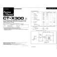 PIONEER CT-X300 Service Manual cover photo