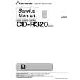 PIONEER CD-R320/XZ/E5 Service Manual cover photo