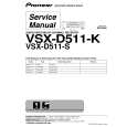 PIONEER VSX-D511-S/MYXJIEW Service Manual cover photo